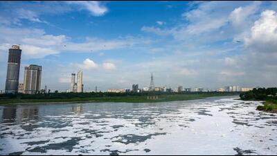A view of the Yamuna in Delhi-NCR. (Sunil Ghosh/HT Photo) A view of the Yamuna in Delhi-NCR. (Sunil Ghosh/HT Photo)