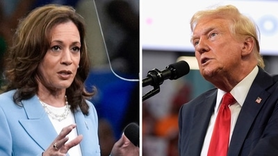 Donald Trump says Kamala Harris was picked ‘because of political reasons' (AP Photo) (AP) Donald Trump says Kamala Harris was picked ‘because of political reasons' (AP Photo) (AP)