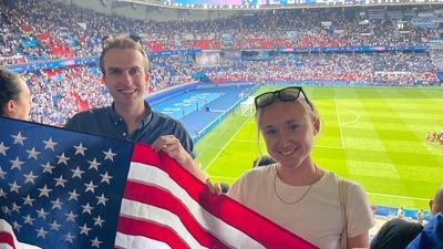 At 25, Trevor Houchens is focused on AI development at Boeing, while 24-year-old Maura Driscoll is a software engineer at Strava. (Shrenik Avlani) At 25, Trevor Houchens is focused on AI development at Boeing, while 24-year-old Maura Driscoll is a software engineer at Strava. (Shrenik Avlani)