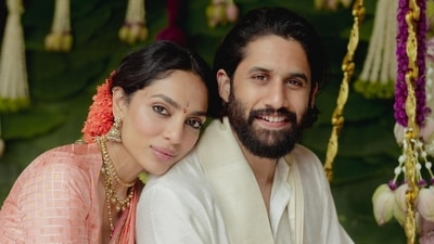 Newly engaged couple Naga Chaitanya and Sobhita Dhulipala Newly engaged couple Naga Chaitanya and Sobhita Dhulipala