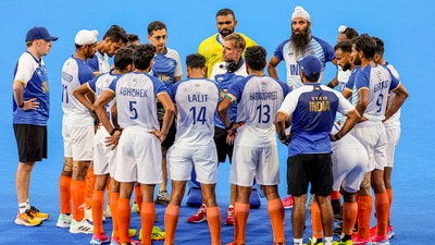 India vs Spain hockey bronze-medal match live streaming: India have a shot at winning bronze and matching their feat in Tokyo three years ago. (PTI) India vs Spain hockey bronze-medal match live streaming: India have a shot at winning bronze and matching their feat in Tokyo three years ago. (PTI)