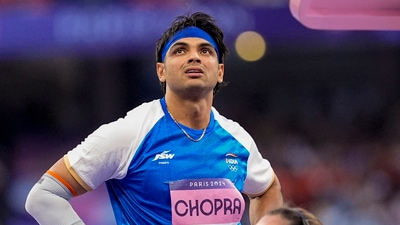 Neeraj Chopra was upstaged by Pakistan's Olympic record-breaking Arshad Nadeem in the men's javelin throw final (PTI) Neeraj Chopra was upstaged by Pakistan's Olympic record-breaking Arshad Nadeem in the men's javelin throw final (PTI)