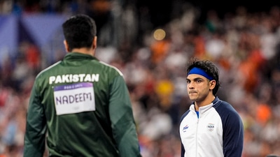 India's Neeraj Chopra bagged the second spot with his season-best throw (PTI) India's Neeraj Chopra bagged the second spot with his season-best throw (PTI)
