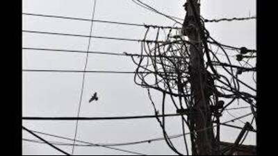 Prithvi Singh, a resident of Joli village, told Panchkula deputy commissioner Dr Yash Garg that he had applied for an electricity connection for his field in 2013, but it was still pending. (HT File) Prithvi Singh, a resident of Joli village, told Panchkula deputy commissioner Dr Yash Garg that he had applied for an electricity connection for his field in 2013, but it was still pending. (HT File)