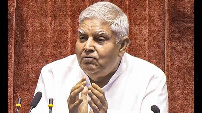 Rajya Sabha chairman Jagdeep Dhankhar. (PTI) Rajya Sabha chairman Jagdeep Dhankhar. (PTI)