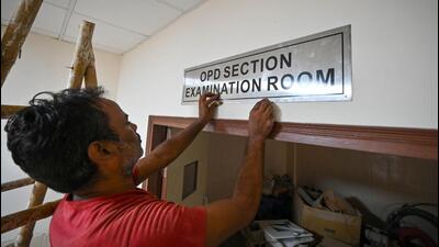 The hospital will have several advanced features. (Sanchit Khanna/HT Photo) The hospital will have several advanced features. (Sanchit Khanna/HT Photo)