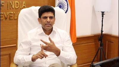Union minister of state for communications Chandra Sekhar Pemmasani. (Photo from X) Union minister of state for communications Chandra Sekhar Pemmasani. (Photo from X)