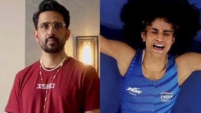 Gulshan Devaiah and Samantha Ruth Prabhu shared posts about Vinesh Phogat on social media platforms. Gulshan Devaiah and Samantha Ruth Prabhu shared posts about Vinesh Phogat on social media platforms.