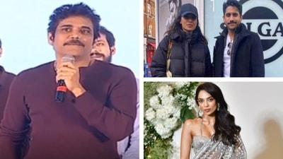 Nagarjuna made a shocking comment on Sobhita Dhulipala at Goodachari success meet. Nagarjuna made a shocking comment on Sobhita Dhulipala at Goodachari success meet.