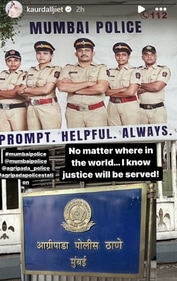 A screengrab of Dalljiet Kaur's Instagram stories. A screengrab of Dalljiet Kaur's Instagram stories.