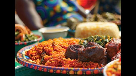 In Nigeria and Ghana, the fiercest battles are fought not over football but over jollof rice. (ADOBE STOCK)