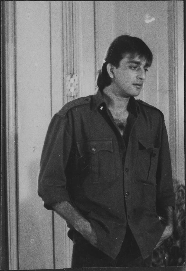 Sanjay Dutt in the early 1990s. (HT Photo) Sanjay Dutt in the early 1990s. (HT Photo)