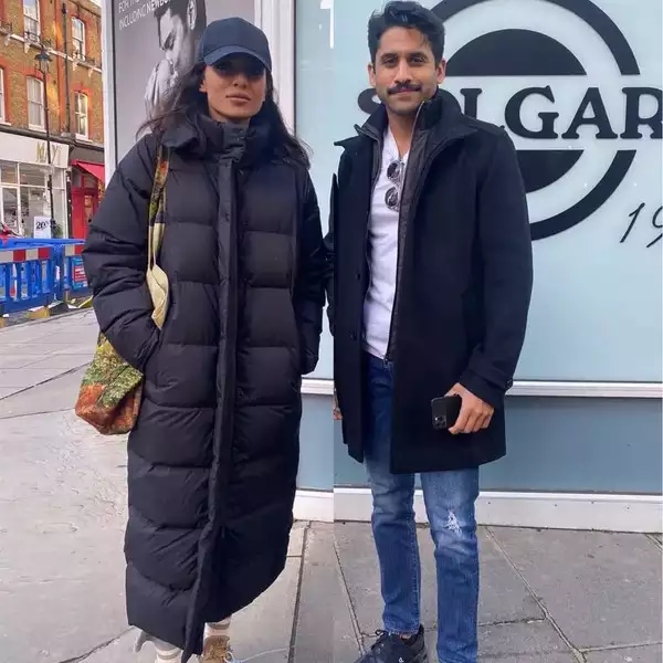 Sobhita Dhulipala and Naga Chaitanya in London.