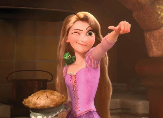 In Tangled (2010), Rapunzel had all the time in the world and wouldn’t sit still for a minute. In Tangled (2010), Rapunzel had all the time in the world and wouldn’t sit still for a minute.