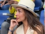 Malaika Arora and Abhishek Bachchan cheered for Neeraj Chopra at Paris Olympics. Malaika Arora and Abhishek Bachchan cheered for Neeraj Chopra at Paris Olympics.