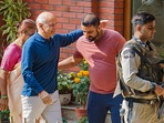 New Delhi: Former Delhi deputy chief minister Manish Sisodia reaches his residence from Tihar Jail to meet his ailing wife after permission from a city court, in New Delhi, Saturday, Nov. 11, 2023. (PTI) New Delhi: Former Delhi deputy chief minister Manish Sisodia reaches his residence from Tihar Jail to meet his ailing wife after permission from a city court, in New Delhi, Saturday, Nov. 11, 2023. (PTI)