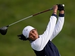 Aditi Ashok, of India, hits her shot from the 3rd tee during the first round of the women's golf event at the 2024 Summer Olympics(AP) Aditi Ashok, of India, hits her shot from the 3rd tee during the first round of the women's golf event at the 2024 Summer Olympics(AP)