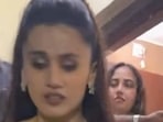 Taapsee Pannu seen outside a theatre in Mumbai. Taapsee Pannu seen outside a theatre in Mumbai.
