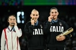 Chinese gymnast Zhou Yaqin is going viral as fans praised her as well as turned her into a meme after she stood on the Olympic podium Chinese gymnast Zhou Yaqin is going viral as fans praised her as well as turned her into a meme after she stood on the Olympic podium