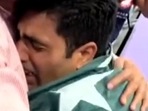 Arshad Nadeem celebrates after winning gold with a record-breaking throw. Arshad Nadeem celebrates after winning gold with a record-breaking throw.
