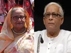 Sheikh Hasina and Buddhadeb Bhattacharjee(File) Sheikh Hasina and Buddhadeb Bhattacharjee(File)