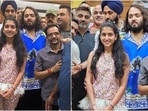 Radhika Merchant and Anant Ambani visit a temple while honeymooning in Panama. Radhika Merchant and Anant Ambani visit a temple while honeymooning in Panama.