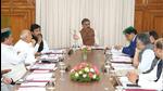 Himachal CM Sukhvinder Singh Sukhu presiding over the cabinet meeting in Shimla. (HT) Himachal CM Sukhvinder Singh Sukhu presiding over the cabinet meeting in Shimla. (HT)