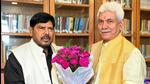 Union minister of state for social justice and empowerment Ramdas Athawale meets Jammu and Kashmir L-G Manoj Sinha, at Raj Bhawan in Srinagar (PTI) Union minister of state for social justice and empowerment Ramdas Athawale meets Jammu and Kashmir L-G Manoj Sinha, at Raj Bhawan in Srinagar (PTI)