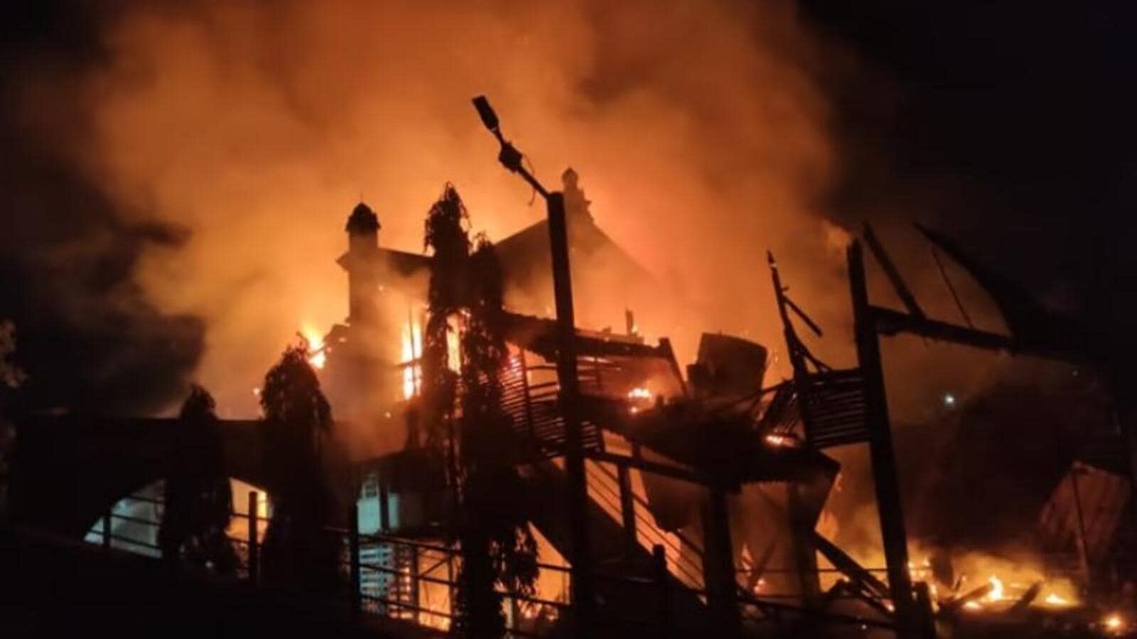 Historic auditorium gutted in fire in Kolhapur; probe ordered