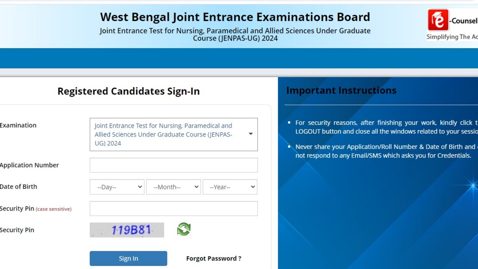 WBJEEB JENPAS UG 2024 Ranking Cards published at wbjeeb.nic.in, Download via direct link here