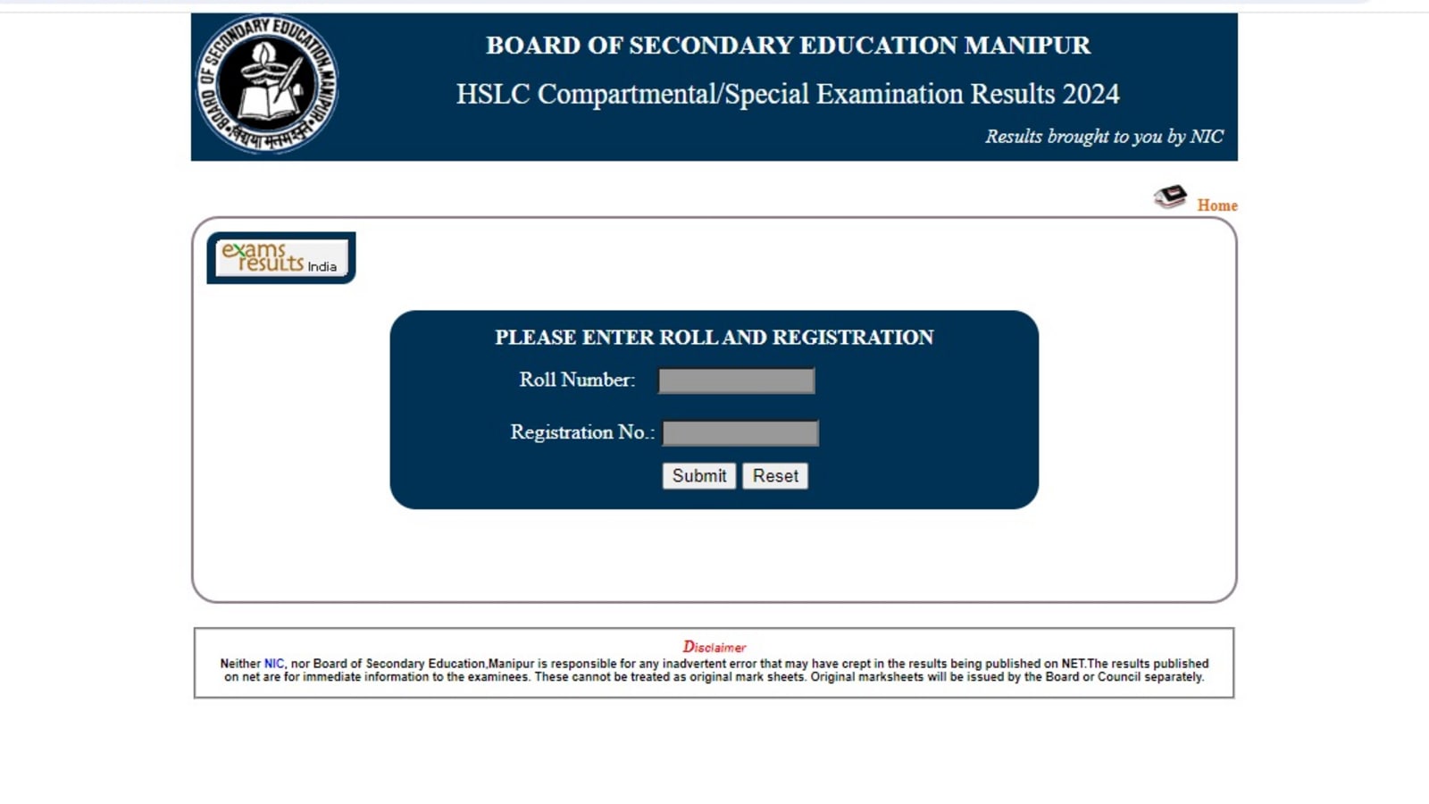 Manipur Class 10 Compartmental Results 2024 released at manresults.nic.in, direct link to check here