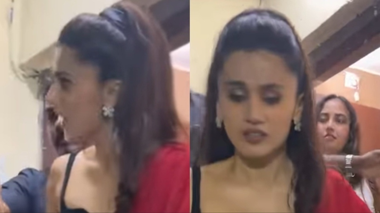 Taapsee Pannu looks visibly scared, asks paparazzo to keep distance when clicking her pics: 'Aap mujhe daraa rahe hai'