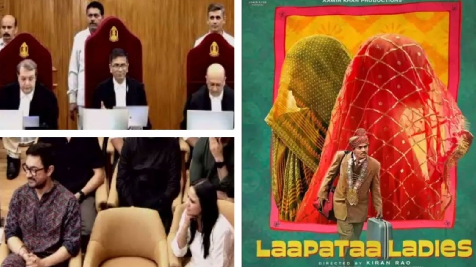 CJI warns against ‘stampede’ as Aamir Khan attends Laapataa Ladies screening at Supreme Court