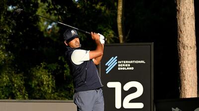 Anirban Lahiri during Round One of the International Series England at Foxhills, Surrey. (IS England) Anirban Lahiri during Round One of the International Series England at Foxhills, Surrey. (IS England)
