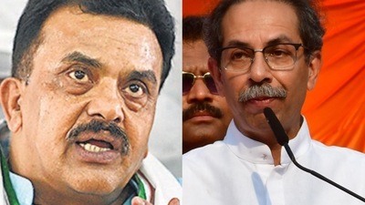 Sanjay Nirupam and Uddhav Thackeray Sanjay Nirupam and Uddhav Thackeray