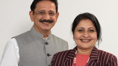 Shirish Phadtare and Medha Tadpatrikar founders of Rudra Blue Planet Environmental Solutions India Limited. (HT PHOTO) Shirish Phadtare and Medha Tadpatrikar founders of Rudra Blue Planet Environmental Solutions India Limited. (HT PHOTO)