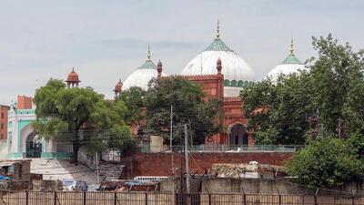 The Shahi Eidgah Mosque in Mathura. (ANI) The Shahi Eidgah Mosque in Mathura. (ANI)
