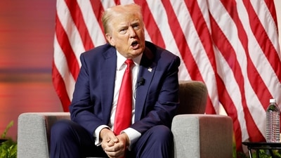 Donald Trump recently spoke to one of his supporters, who highlighted his children's plight to afford a home. (AFP) Donald Trump recently spoke to one of his supporters, who highlighted his children's plight to afford a home. (AFP)