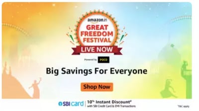 Get up to 87% off on earbuds, headphones, smartwatches during the Amazon Great Freedom Festival sale. Get up to 87% off on earbuds, headphones, smartwatches during the Amazon Great Freedom Festival sale.