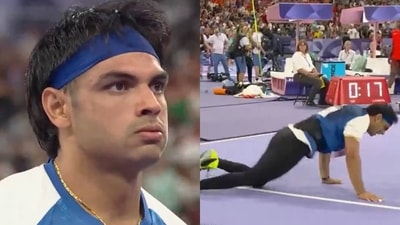 Neeraj Chopra managed just one legitimate throw during the men's javelin final at the Paris Olympics