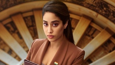Janhvi Kapoor in a still from Ulajh. Janhvi Kapoor in a still from Ulajh.