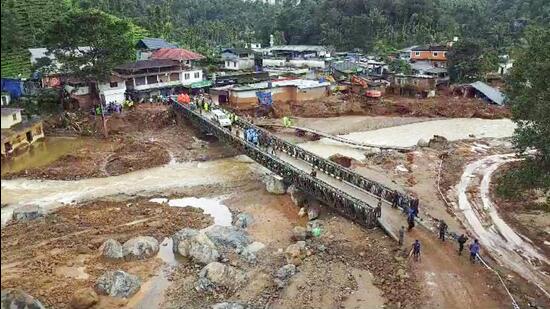 At least 226 people have died after landslides struck Chooralmala, Mundakkai and adjoining areas in Meppadi panchayat on July 30 (ANI)