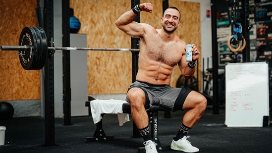 Lazar Dukic, of Serbia, 28, died while competing in a CrossFit Games swimming event on Thursday, Aug. 8, 2024, at a lake in Texas. (FITAID via AP)(AP)