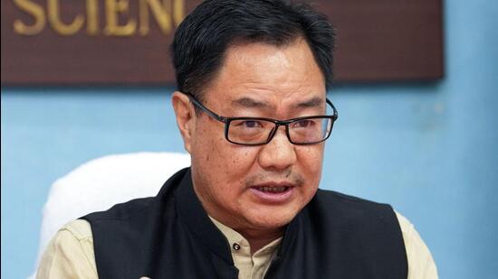 Union minister of parliamentary affairs and minority affairs Kiren Rijiju (File Photo)