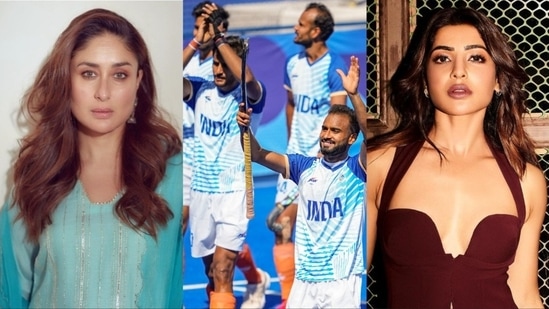 Kareena Kapoor and Samantha Ruth Prabhu shared posts about India's Men's hockey team.