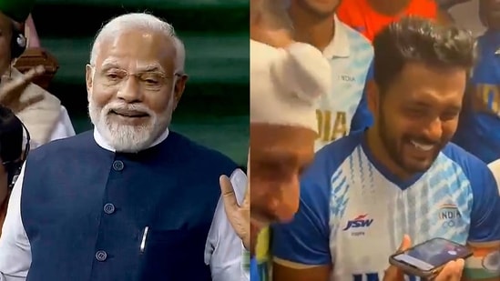 PM Modi leaves Indian hockey team cracking with 'Sarpanch sahab' remark for captain Harmanpreet Singh after bronze haul