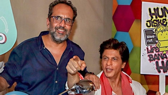 Anand L Rai said his relationship with actor Shah Rukh Khan didn't change after Zero.(PTI)