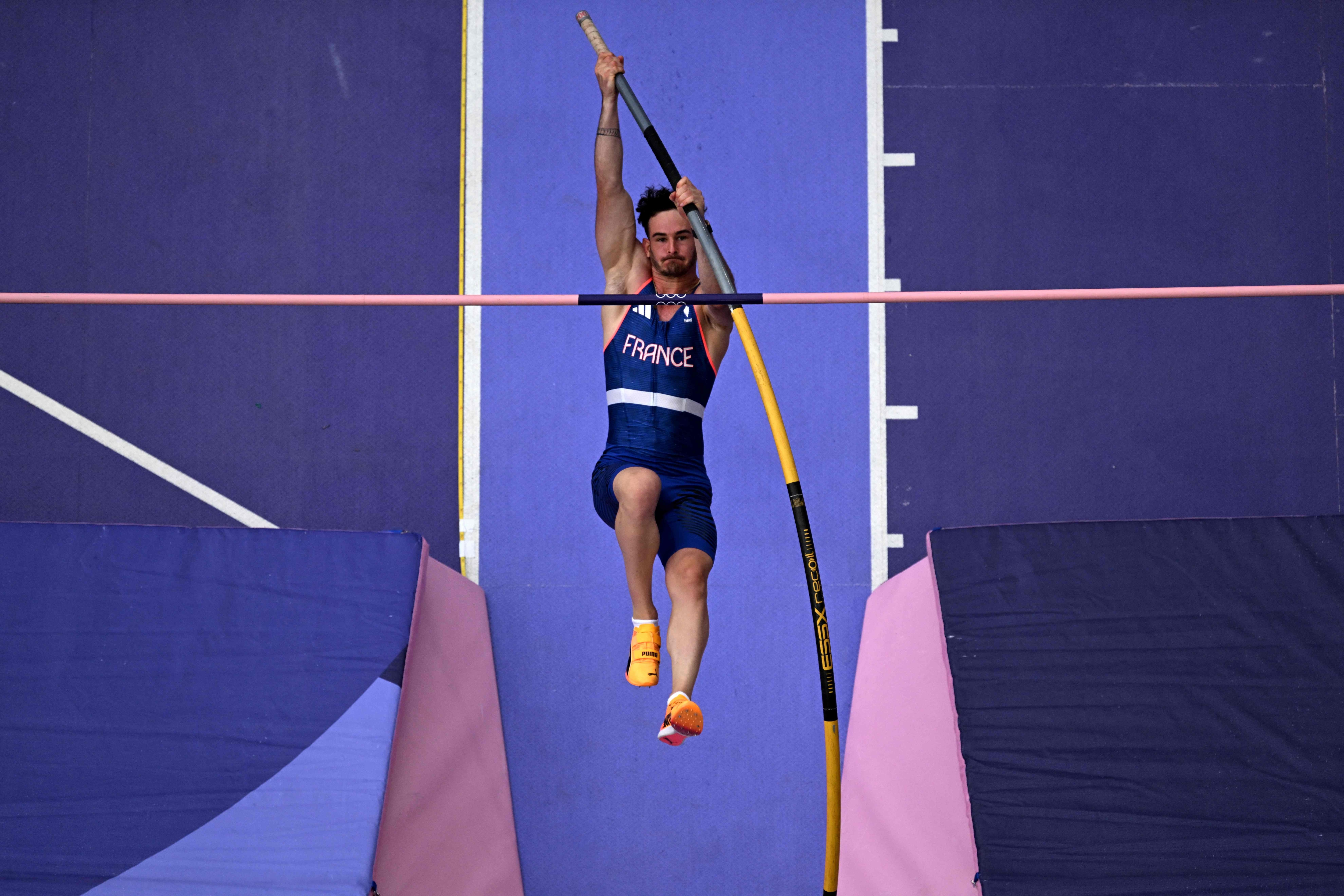 French pole vaulter Anthony Ammirati