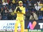 Chennai Super Kings' MS Dhoni during the match against Royal Challengers Bengaluru in the Indian Premier League 2024, at M. Chinnaswamy Stadium Chennai Super Kings' MS Dhoni during the match against Royal Challengers Bengaluru in the Indian Premier League 2024, at M. Chinnaswamy Stadium