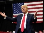 Republican presidential nominee former President Donald Trump arrives to speak at a campaign rally in Bozeman, Mont., Friday, Aug. 9, 2024. (AP Photo/Rick Bowmer)(AP) Republican presidential nominee former President Donald Trump arrives to speak at a campaign rally in Bozeman, Mont., Friday, Aug. 9, 2024. (AP Photo/Rick Bowmer)(AP)